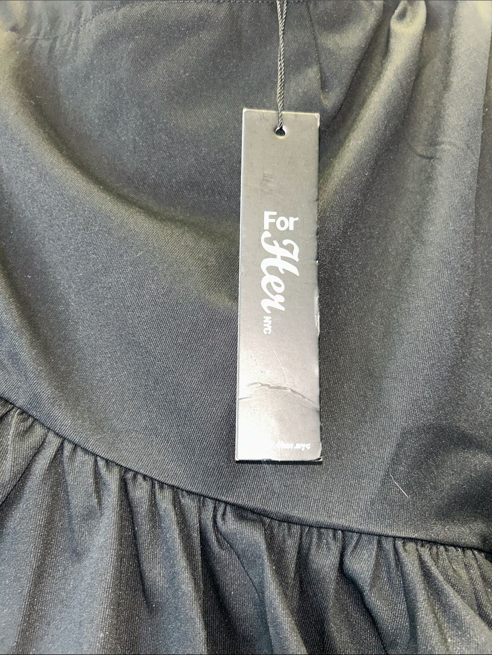 Black High-Low Ruffle Skirt - Picture 3 of 5